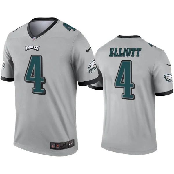 Men Philadelphia Eagles 4 Jake Elliott Nike Grey Inverted Legend NFL Jersey